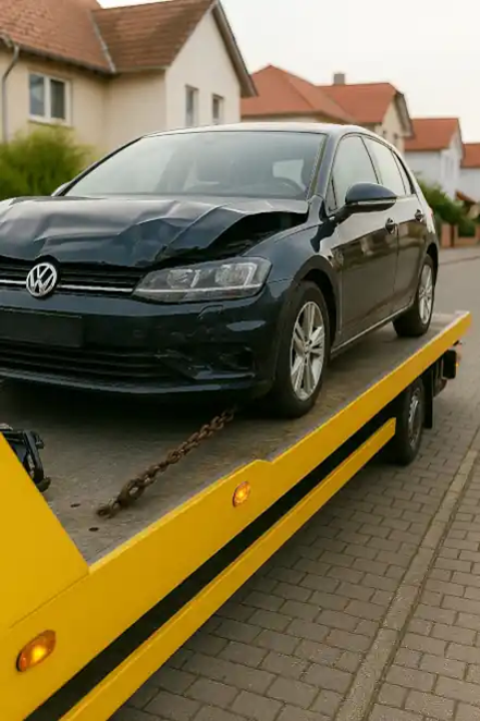 Auch defekte Fahrzeuge lassen sich beim Autoankauf in Magdeburg unkompliziert abwickeln, inklusive Abschleppdienst.